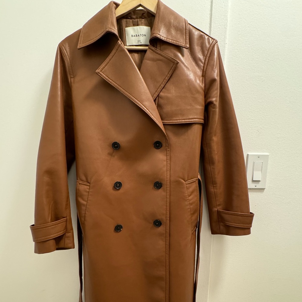 Aritzia babaton tabloid trench coat